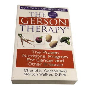 The Gerson Therapy Gerson Walker Kensington White Trade PB USA Cancer Detox